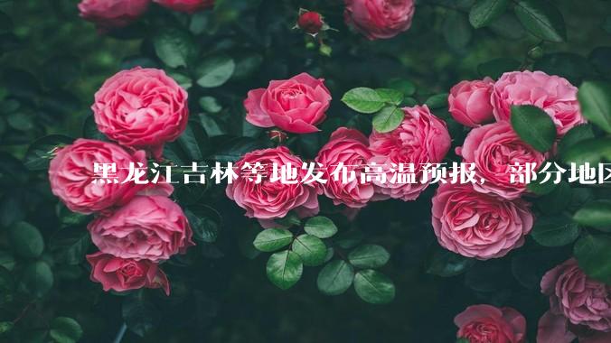 黑龙江吉林等地发布高温预报，部分地区可达 40 度，为什么 6 月东北比很多南方地区都热？这正常吗？