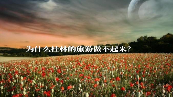 为什么桂林的旅游做不起来？