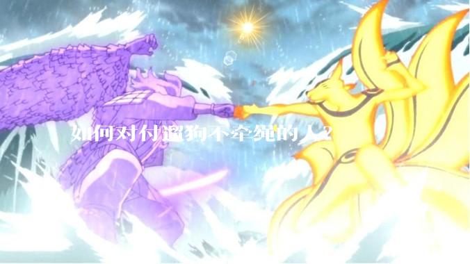 如何对付遛狗不牵绳的人？