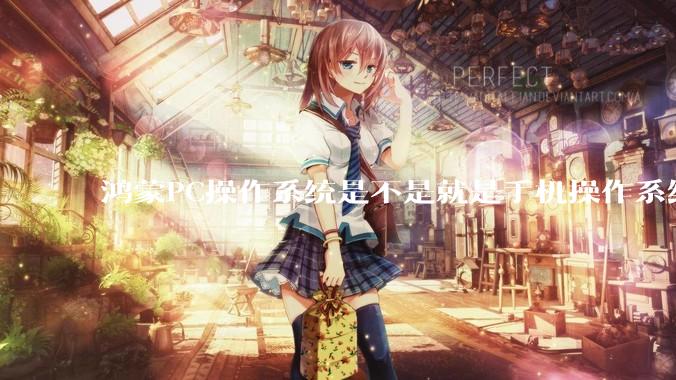 鸿蒙PC操作系统是不是就是手机操作系统？