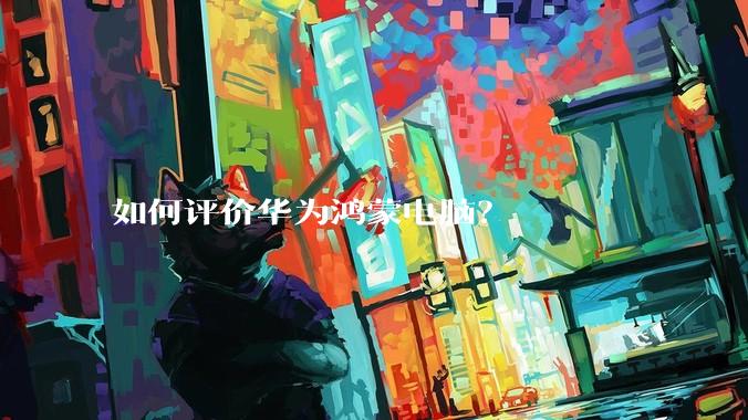 如何评价华为鸿蒙电脑？